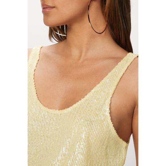 NEW IN THE MOOD FOR LOVE odette solid top in yellow